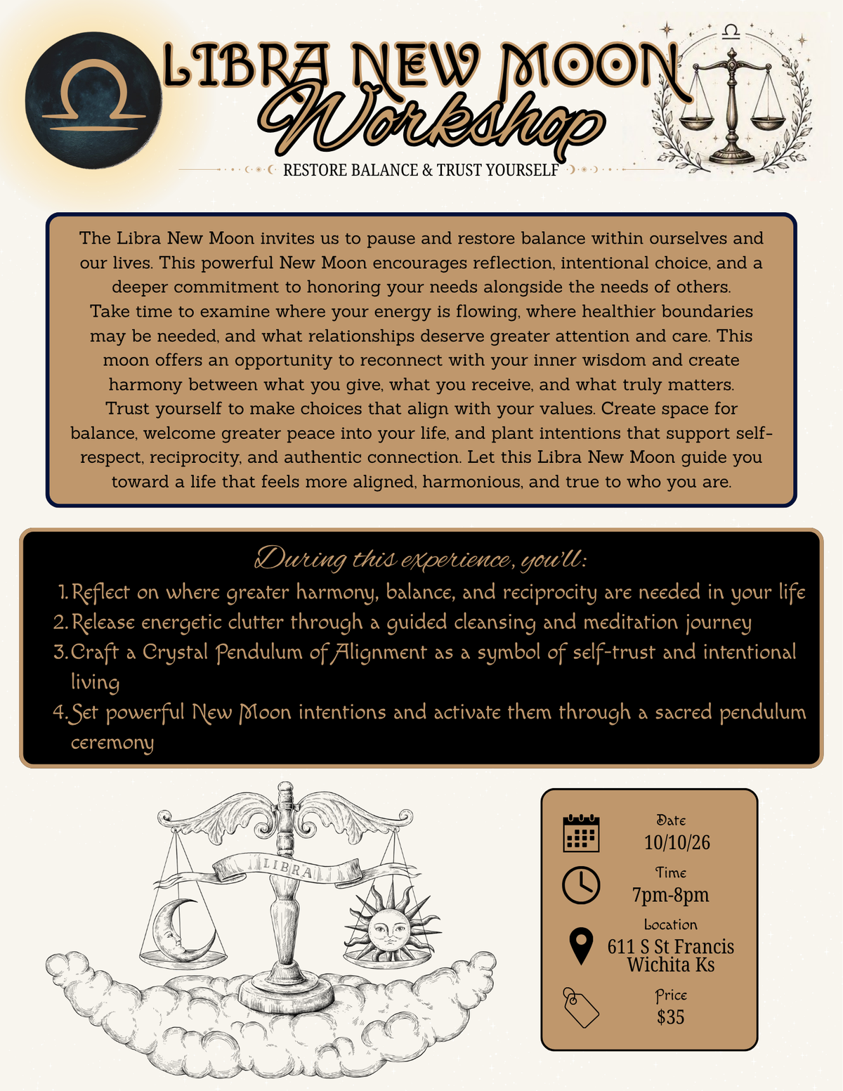 Libra New Moon Workshop