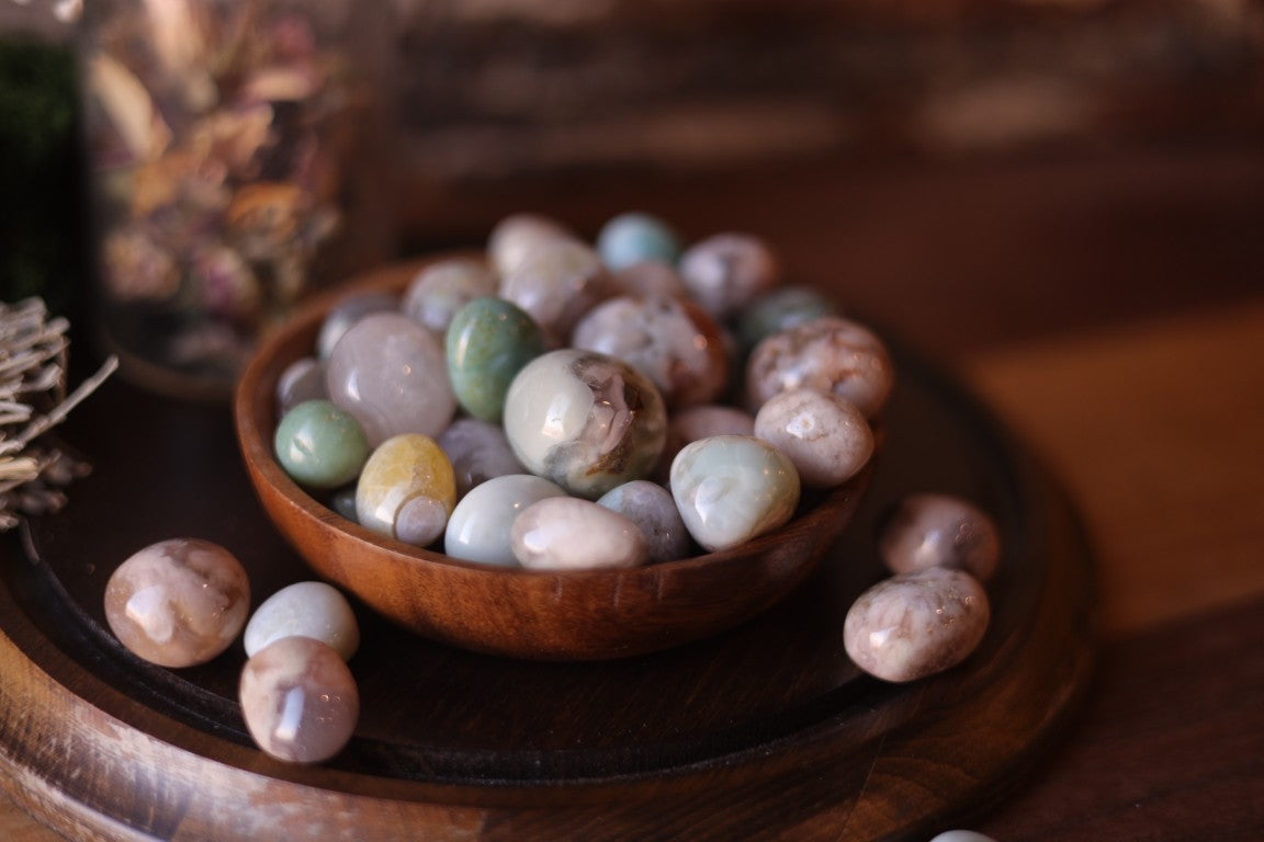 Green Blossom Agate (Flower Agate)