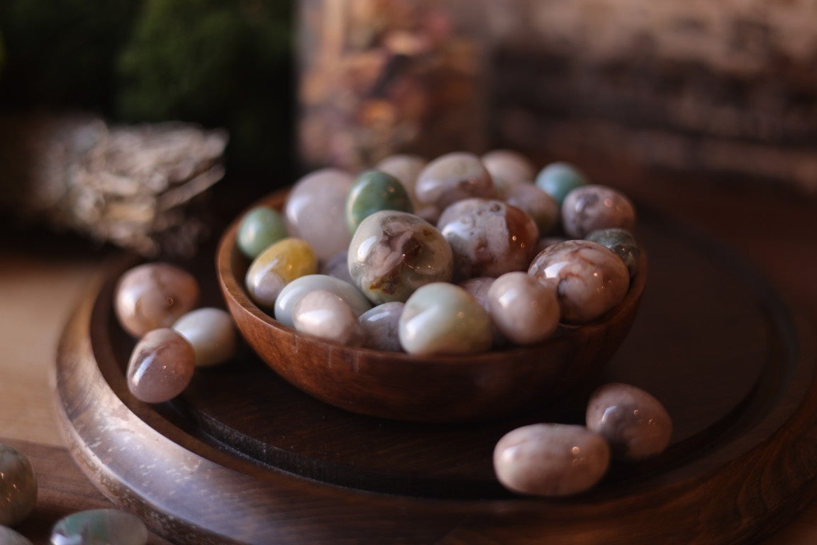 Green Blossom Agate (Flower Agate)