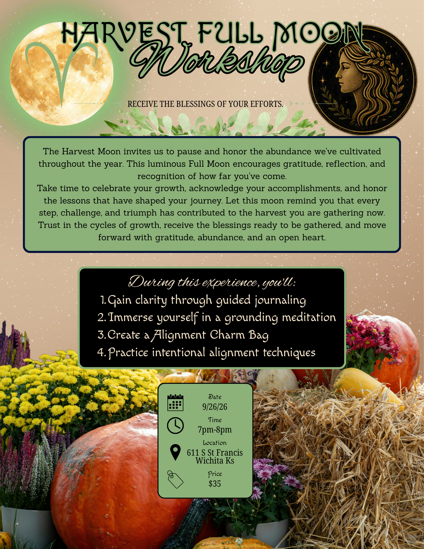 Harvest Full Moon Workshop