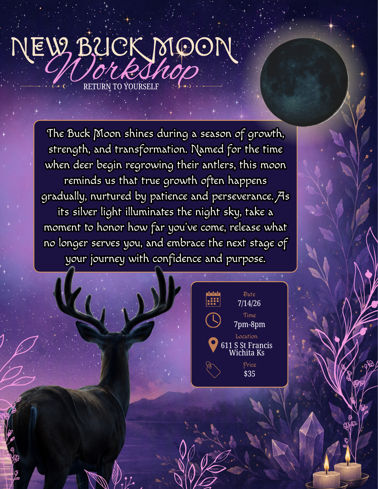 New Buck Moon Workshop