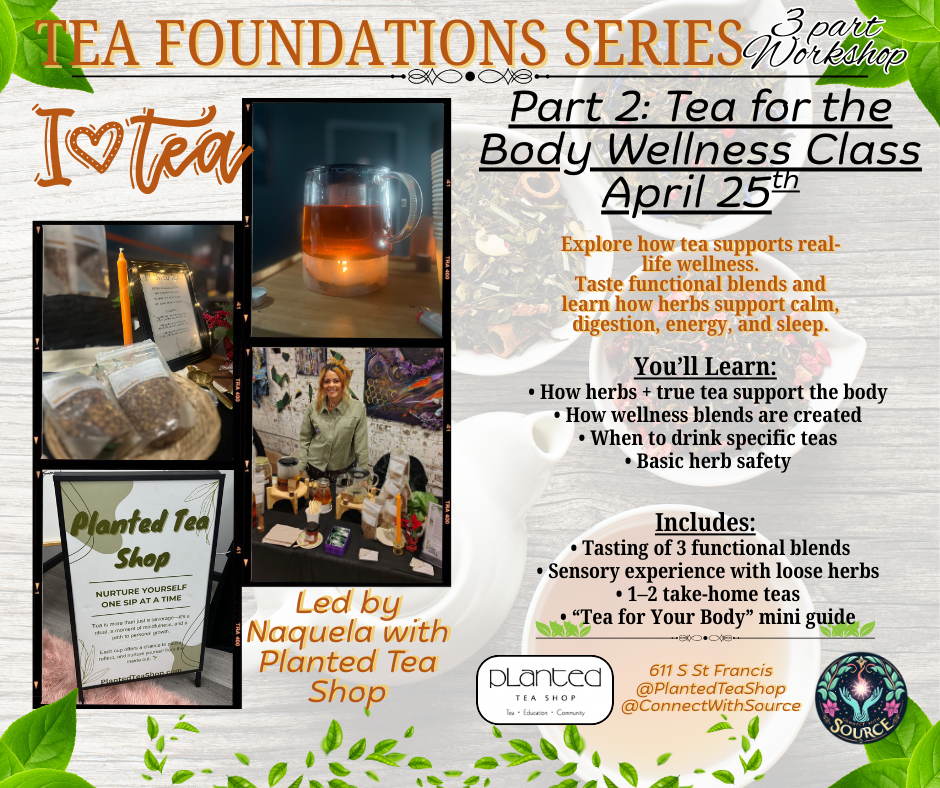 Tea Foundations Part 2: Tea for the Body Wellness Class