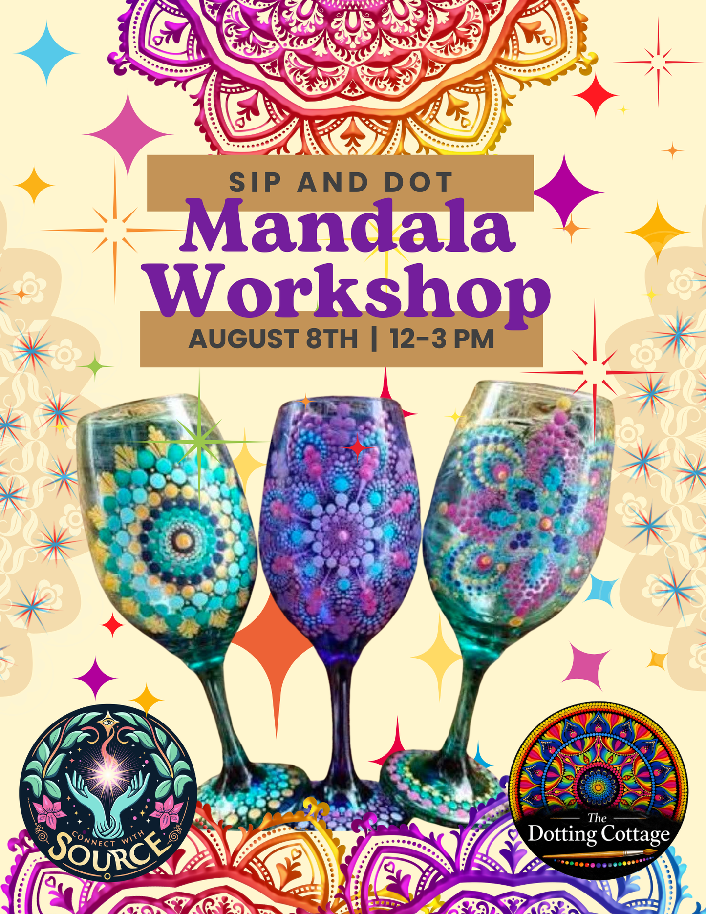 Sip and Dot Mandala Workshop