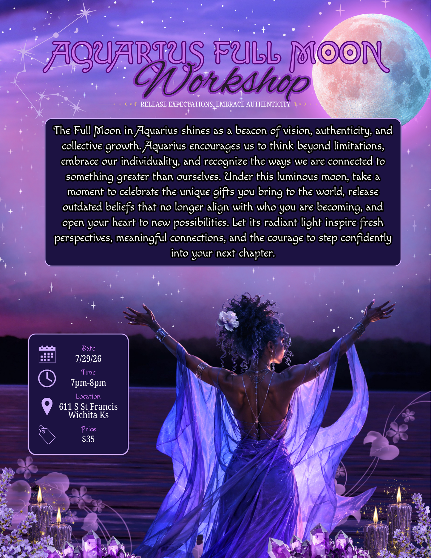 Aquarius Full Moon Workshop